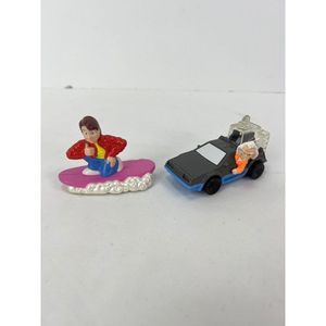 Back to the Future Cartoon McDonald's Happy Meal Figures Toys 1991 DeLorean